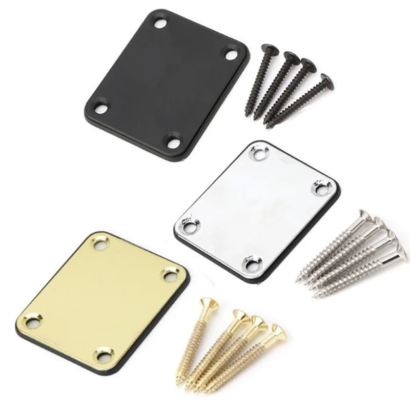 Electric Guitar Reinforcement Plate Connecting Plate For ST/Tele Electric Guitar BASS Neck Body Square Plate Guitar Accessories