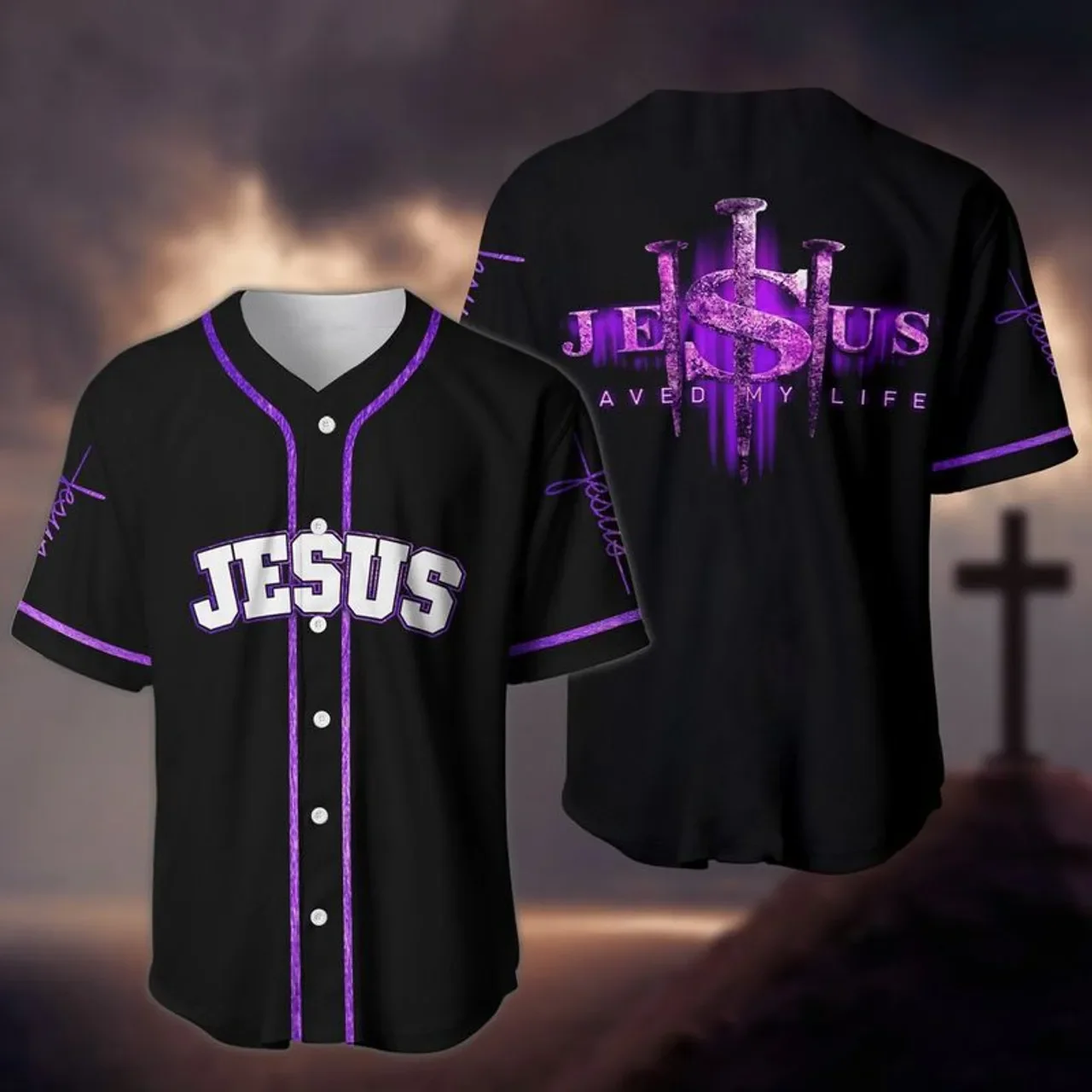 Jesus Salvar Minha Vida Baseball Jersey Shirt 3D Todo O Mundo Impresso Baseball Jersey Camisas hip hop Tops