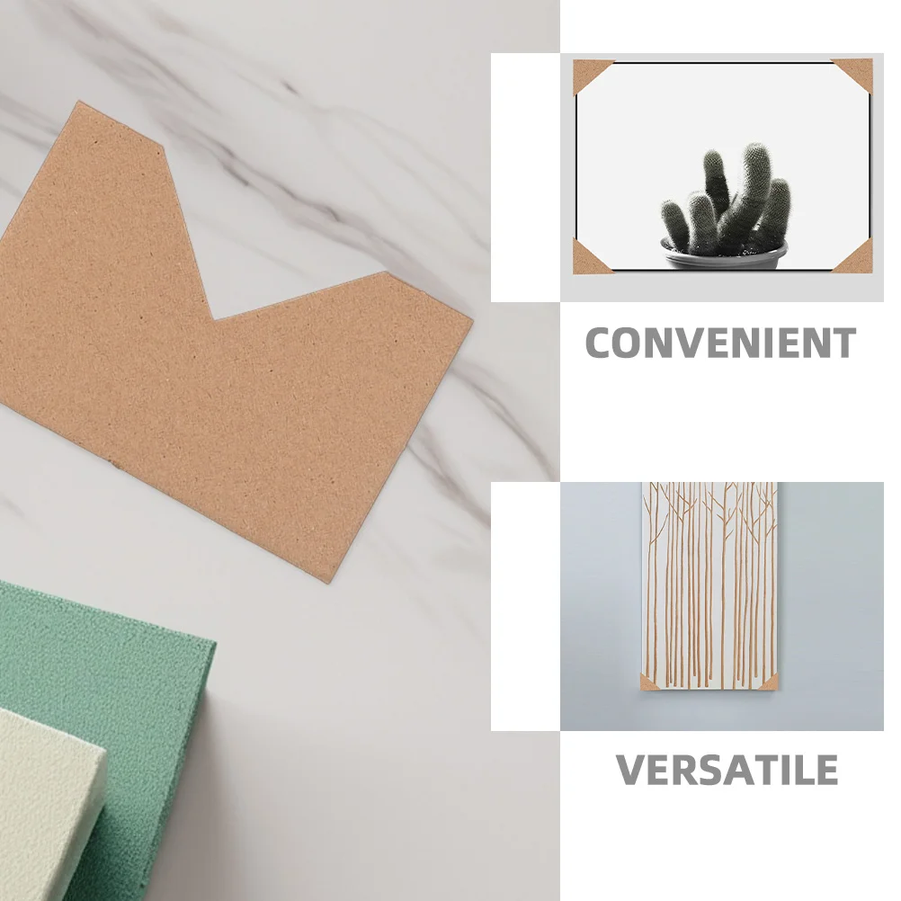 40 قطعة من واقيات زوايا الورق المقوى متعددة الاستخدامات، ألبومات صور القصاصات، تصميم أنيق، حماية متينة ضد الماء #6