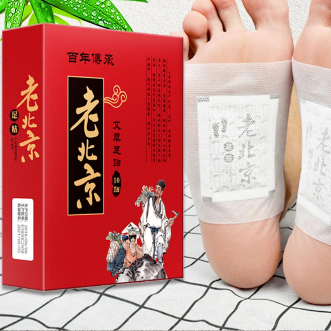 10-30Pcs Detox Foot Patches Stickers Bamboo Vinegar Organic Herbal Cleansing Pads Slimming Weight Loss Body Health Care