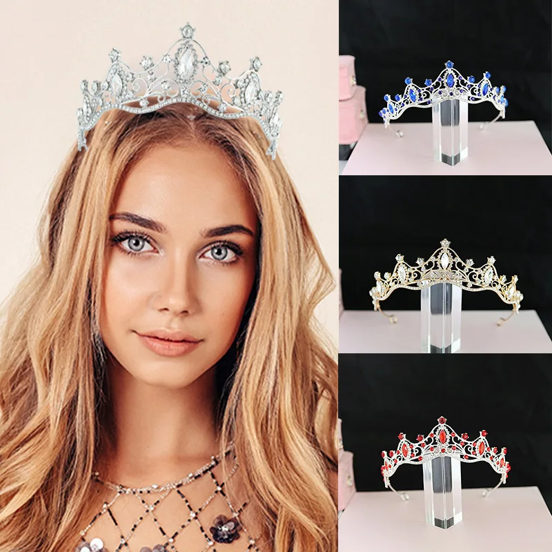 Copricapo della sposa - Corona. Matrimonio. Lussuose e dei dollari. Accessorio per capelli da sposa. Cerimonia del 18° compleanno in arrivo. Corona ac