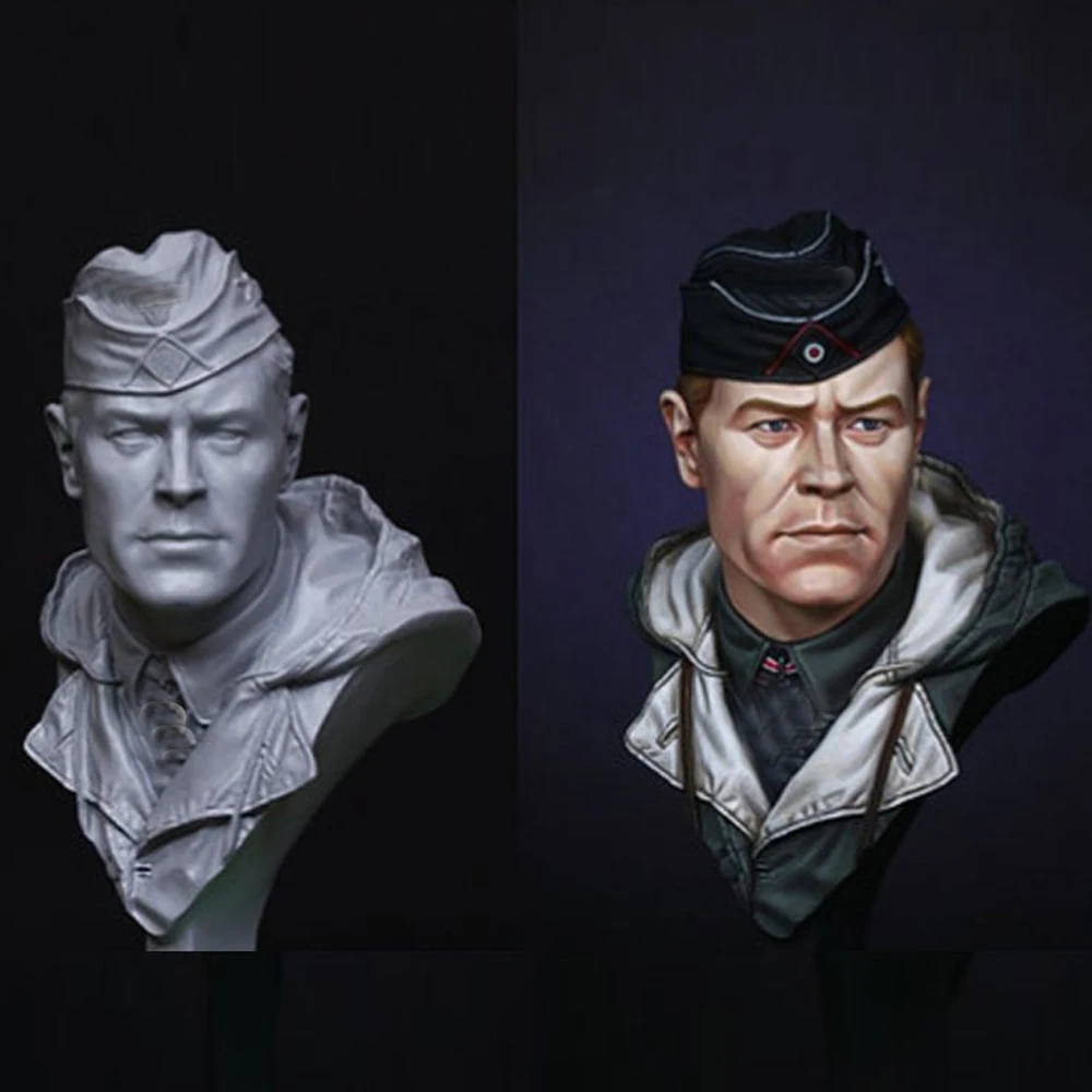 1/10  Tank Commander, Resin Model figure Bust, GK,  Military theme, Unassembled and unpainted kit