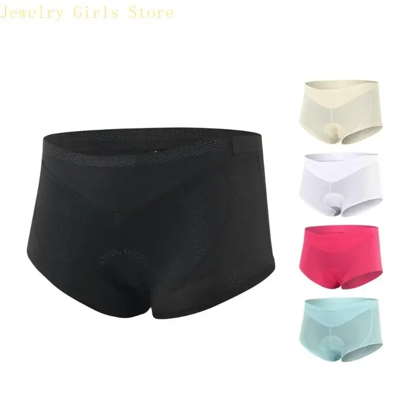 

Breathable Women's Cycling Underwear Sweat Absorbing Comfort Panties Bike Shorts Padded Undershorts For Intense Workouts D0UB