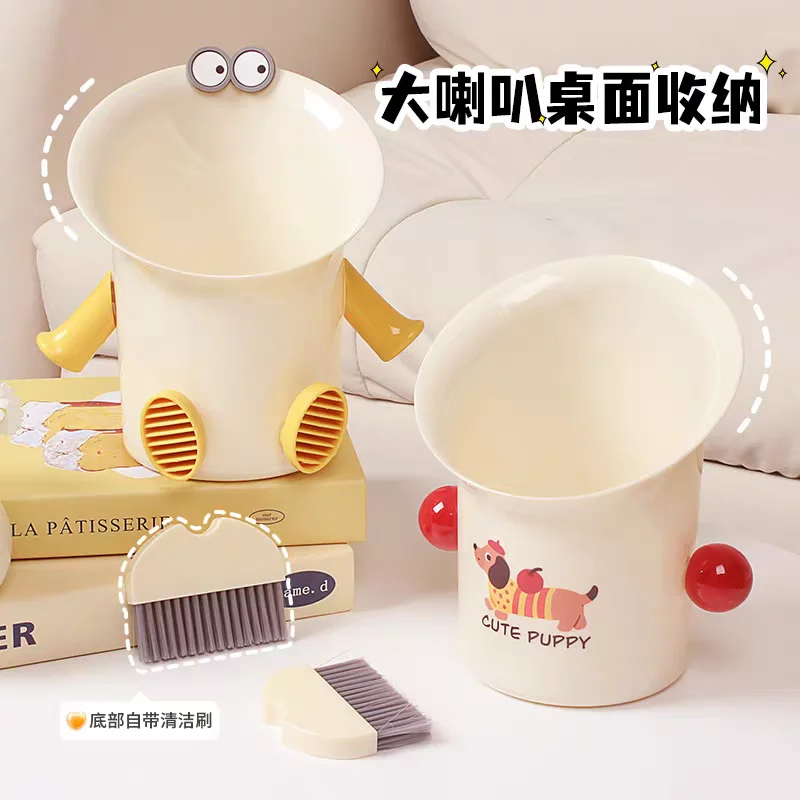 

2 шт. милый настольный мусорный бак, небольшой ящик для хранения, контейнер для мусора, мини-корзина для мусора для стола, обеденного стола, спальни, студенческого общежития