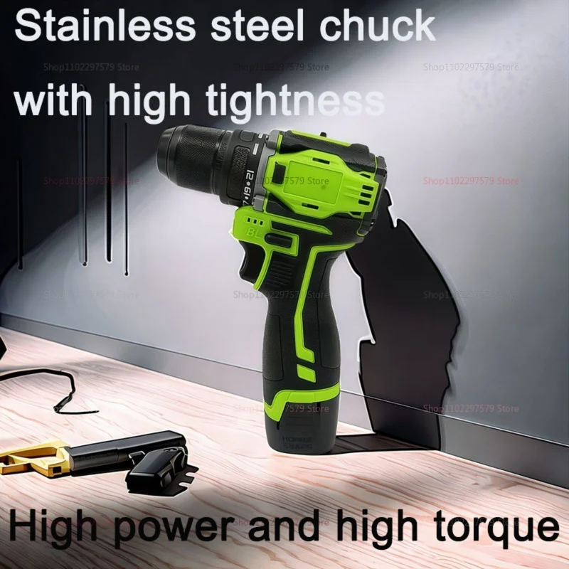 18 V 2-in-1-Lithium-Bohrmaschine und elektrischer Schraubendreher, bürstenloser Motor, 45 Nm Drehmoment, kabelloses Multifunktions-Heimwerkerwerkzeug