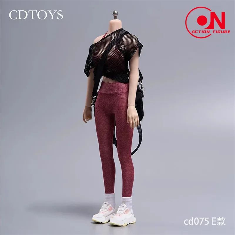 In Stock cdtoys cd075 1/6 Female Yoga Suit Sports Wear Clothes Model Fit 12'' Soldier Action Figure Body Dolls