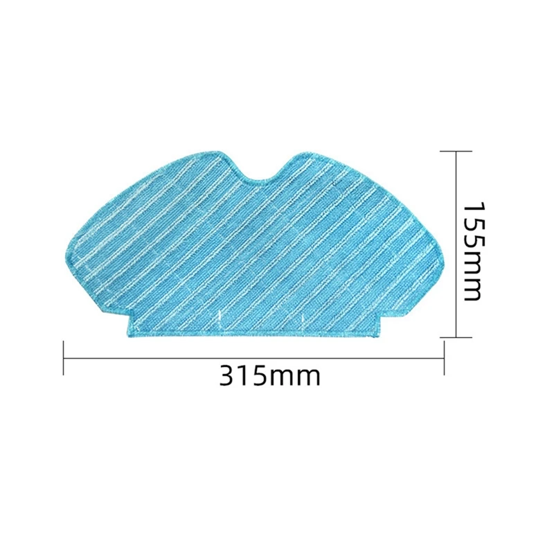 12Pcs For Tefal Explorer Serie 60, RG7447, RG7455, Rg7447wh, RG7455WH Replacement Mop Cloth Replacement