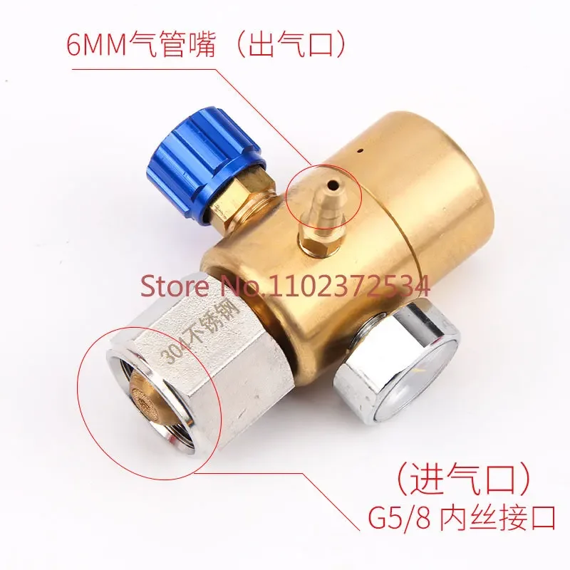 4L welding torch precision oxygen pressure reducer refrigeration welding tool 4L oxygen cylinder pressure reducing valve