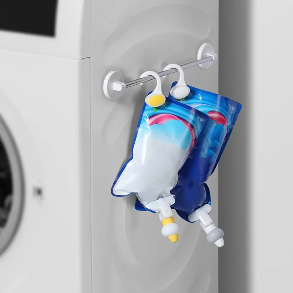 Silicone Bagged Liquid Control Squeezer Japanese Style Upside Down Hanging Liquid Guide Pump Labor Saving Comfortable Grip