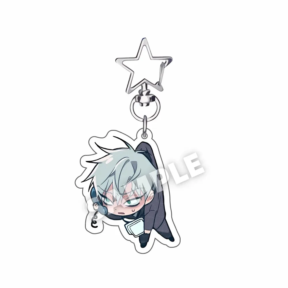 Popular Anime Keychains ALIEN STAGE Pendant Car KeyChain Acrylic MIZI SUA TILL IVAN HYUNA LUKA Fans Cosplay Accessories Gifts