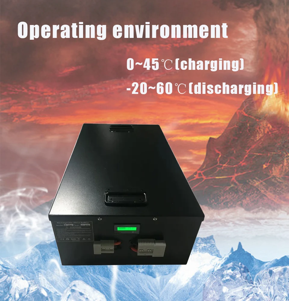 LFP 48v 200Ah LifePO4 Battery Pack For 8000W Power Perfect For Electric Vehicles with 20A Charger