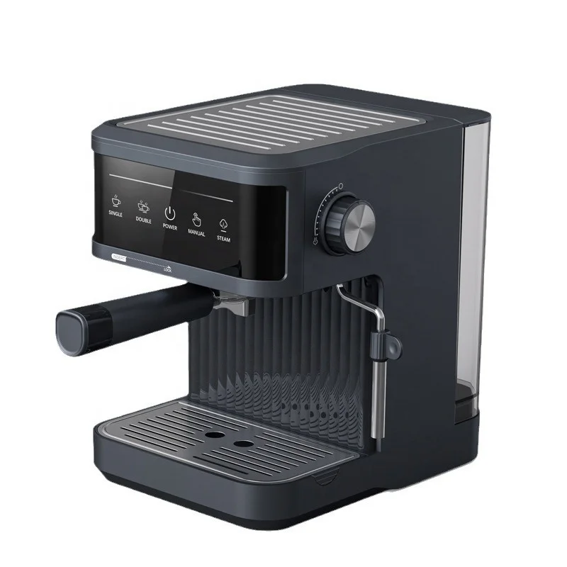 Multi-functional Programmable Semi-automatic Electric Espresso Coffee Machine Plastic Eco-friendly Digital Control Household Use