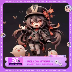17cm Genshin Impact Hu Tao Ganyu Action Figure Pvc Cute Kawaii Girl Series Anime Characters Collection Desktop Display Gift Toys