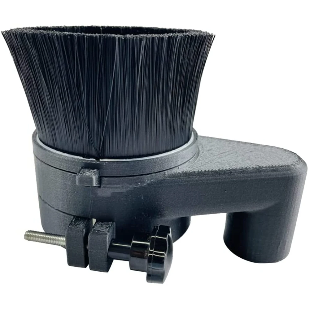 แปรงทำความสะอาดเครื่องแกะสลักฝาครอบแปรงเก็บฝุ่นสำหรับเราเตอร์ CNC แกนหมุน300W 500W 775 (80mm)