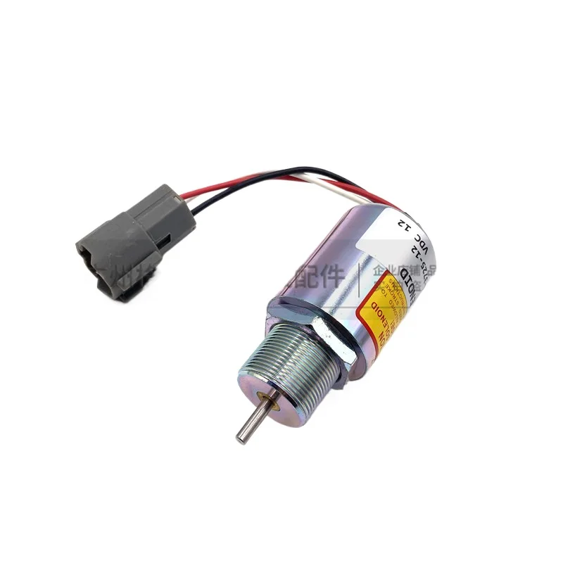 For Sumitomo SH265 engine shut-off solenoid valve Mitsubishi SA-3725-12 engine shut-off switch oil cut-off valve excavator