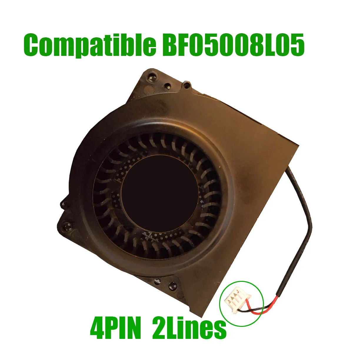 Compatible WSA0510F05M DC5V 4PIN 2Lines BF05008L05 Replacement Cooling Fan