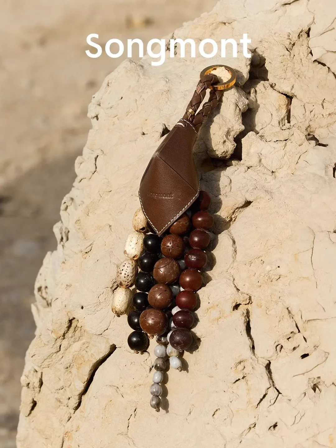 

Songmont Natural Bodhi String Bag Pendant Accessories, Lucky Safe and Healthy Ornaments.