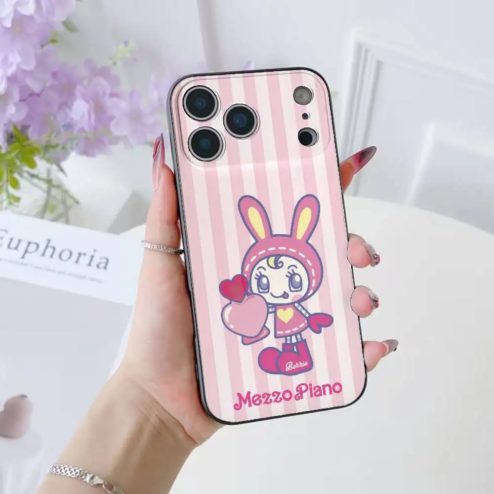 Mezzo Piano CUTE Cartoon Phone Case Laser IMD Color Silver Shell