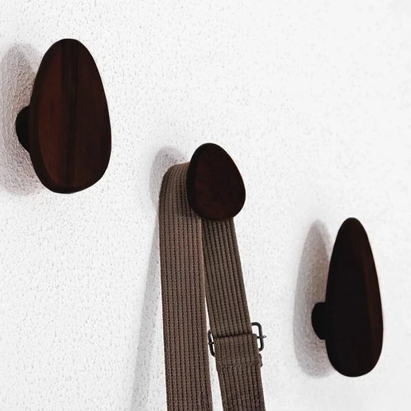 European retro style solid wood creative wall hanging coat hook entrance decoration homestay hand-pulled door