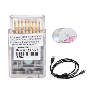 Tactrix Openport و ECU فلاش كابل ، J2534 لسوبارو ، تويوتا ، فورد ، مازدا ، JLR ، ميتسوبيشي ، والعمل على Win10