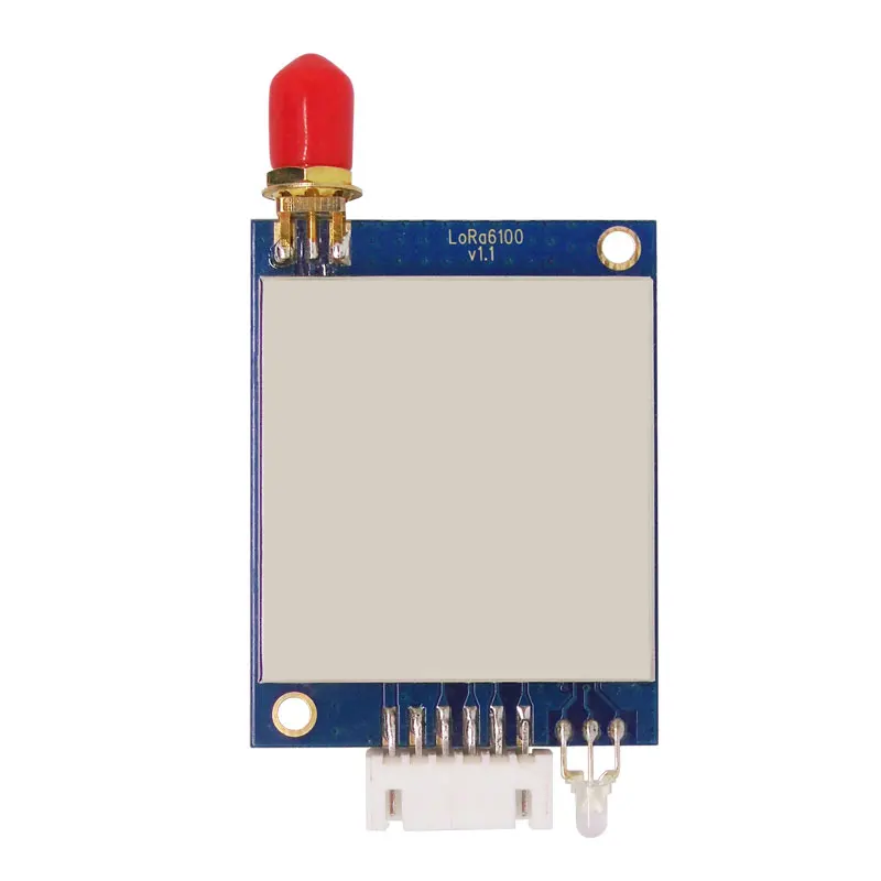 Imagem -02 - Lora Módulo de Transmissão de Dados Lora6100pro Tamanhos de Longo Alcance 8km 30dbm 433mhz com Rede de Malha de Crimpagem Uart