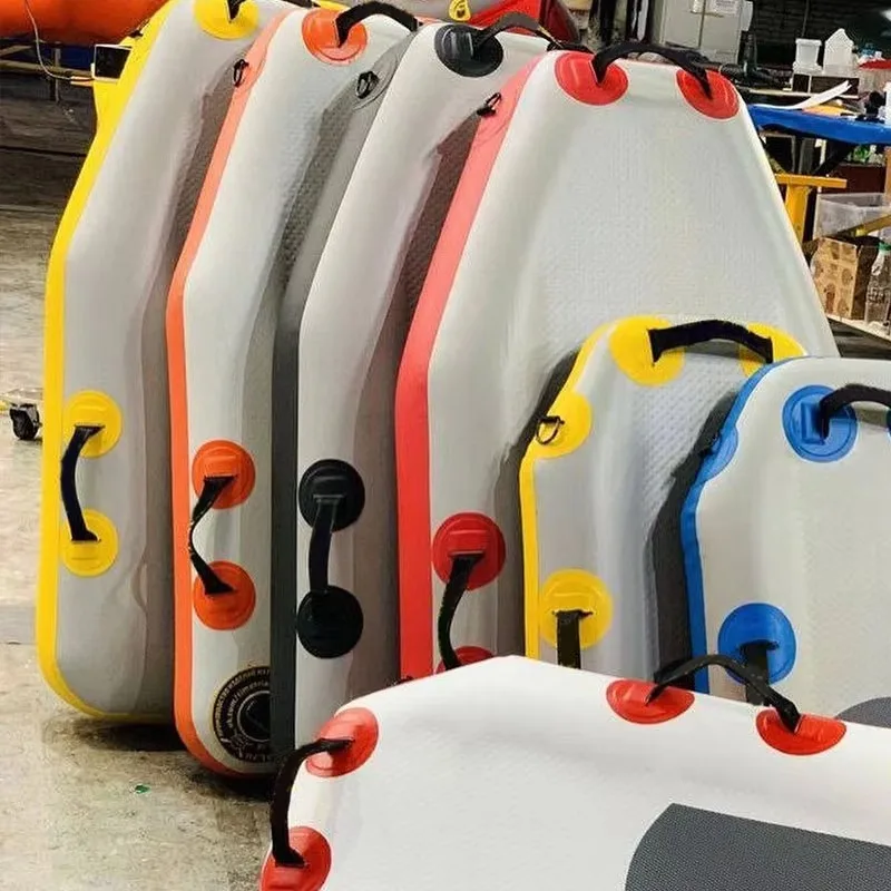 Outdoor Toys Towable Skis Board Inflatable Snow Sleds With Reinforced Handles for Kids