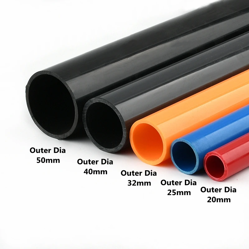 50CM O.D 16~110mm PVC Pipe Garden Irrigation Watering Fittings Planting Frame Pipe Aquarium Fish Tank Water Supply PVC Tube