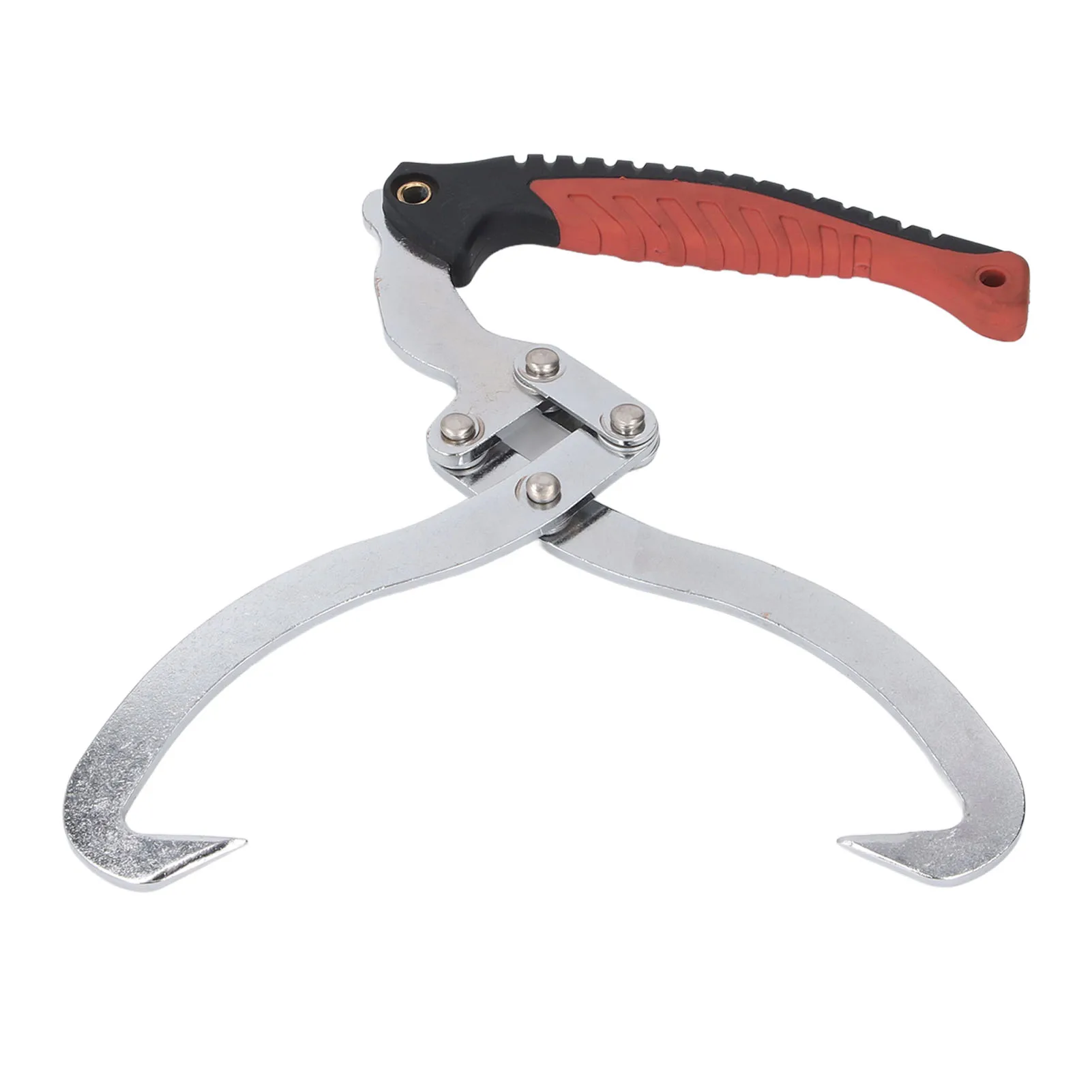 Log Skidding Tong 8 Inch Cr Plated Easy Using Hook Log Grapple Hook for Timber Handling Claw Hook
