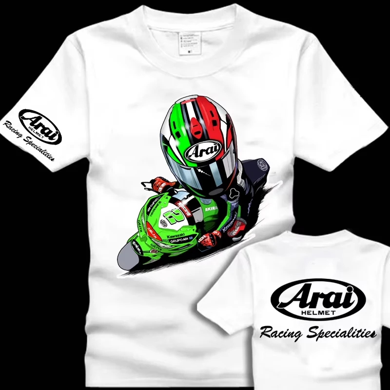 Motorcycle Locomotive Racing, Short-sleeved Modified T-shirt, Pure Cotton T-shirt, Off-road E Group Half-sleeved Men's Clothes