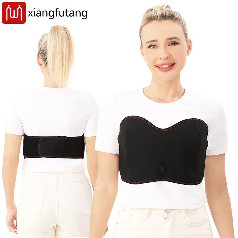 

Углеродное волокно с подогревом, поддержка груди, вибрационный массажер для груди, снимает боль в груди, облегчает узлы, способствует дренажу грудного канала, теплый