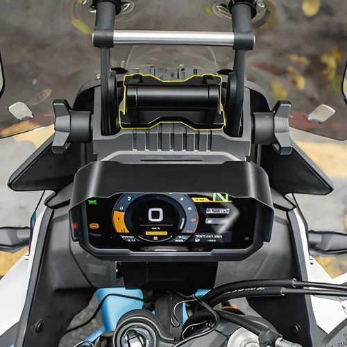 Imagen 2 del producto New2024 para CFMOTO 450MT 450 MT 2025 accesorios de motocicleta CNC aluminio GPS soporte de teléfono soporte de navegación nuevo soporte de extensión