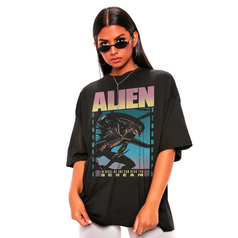 Vintage Alien Xenomorph Shirt - Horror Movie Tshirt,Ellen Ripley Shirt,Romulus Tee