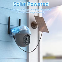 ANRAN 2K WiFi Camera 3/5MP Solar Panel Battery Camera,Free Basic Cloud Storage,Compatible Alexa,PIR Detection,Color Night Vision 2