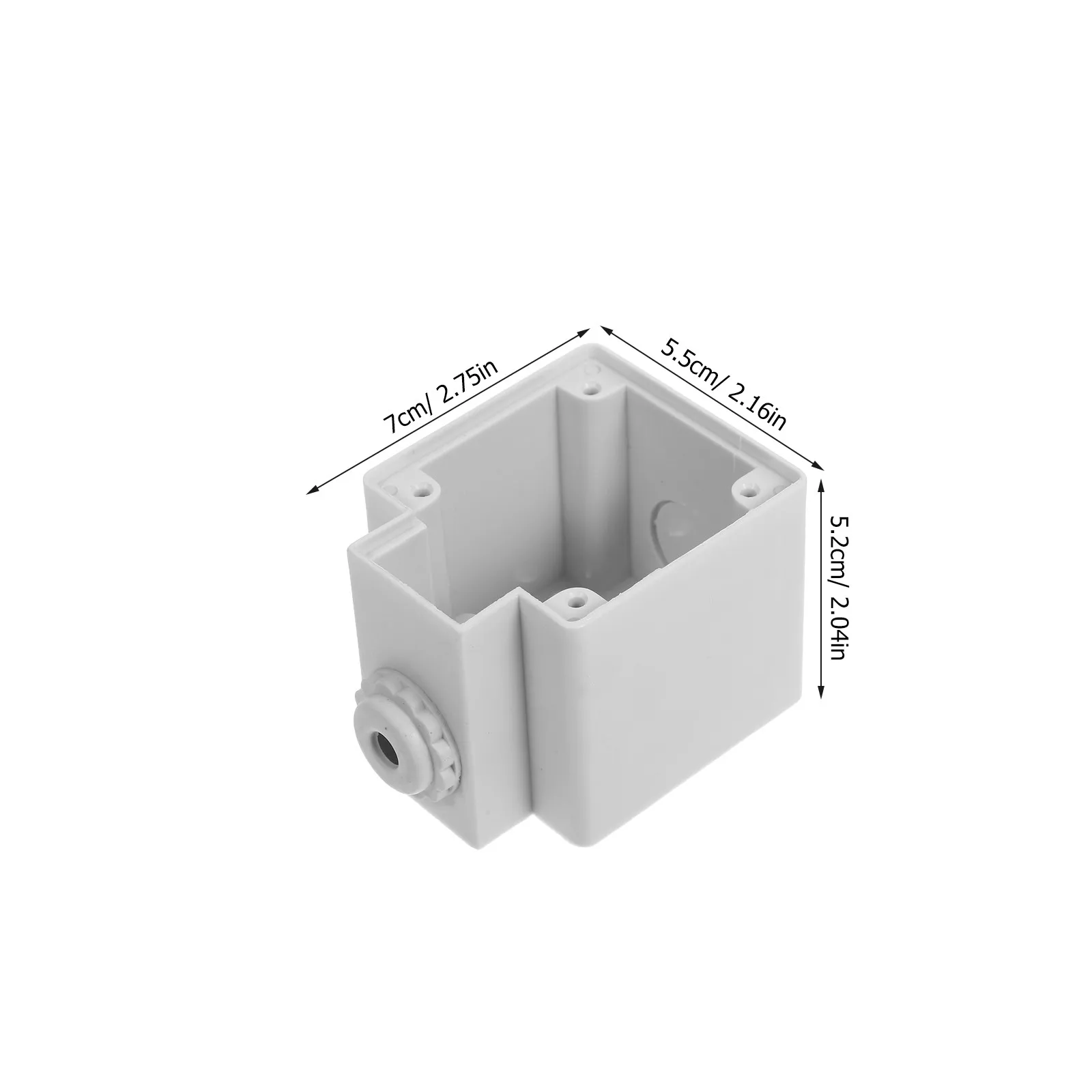 2Pcs Outdoor Junction Box Waterproof Power Strip Protector Splash-Proof Electrical Safety Cover for Garden Lights Pool Timer