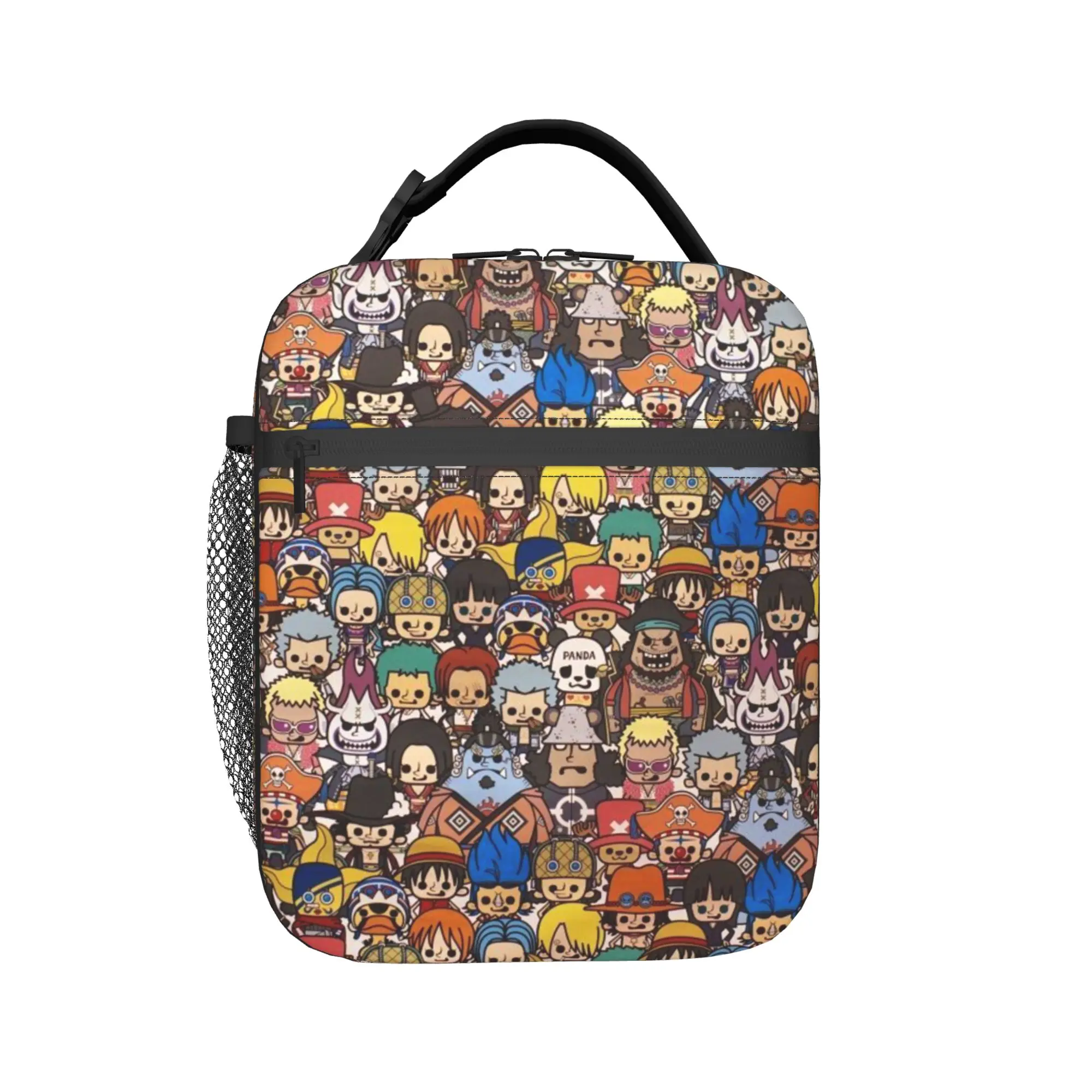 luffys o-one-piece-e zoro Thermal Insulated Lunch Bag for School Portable Food Container Bags Cooler Thermal Lunch Boxes