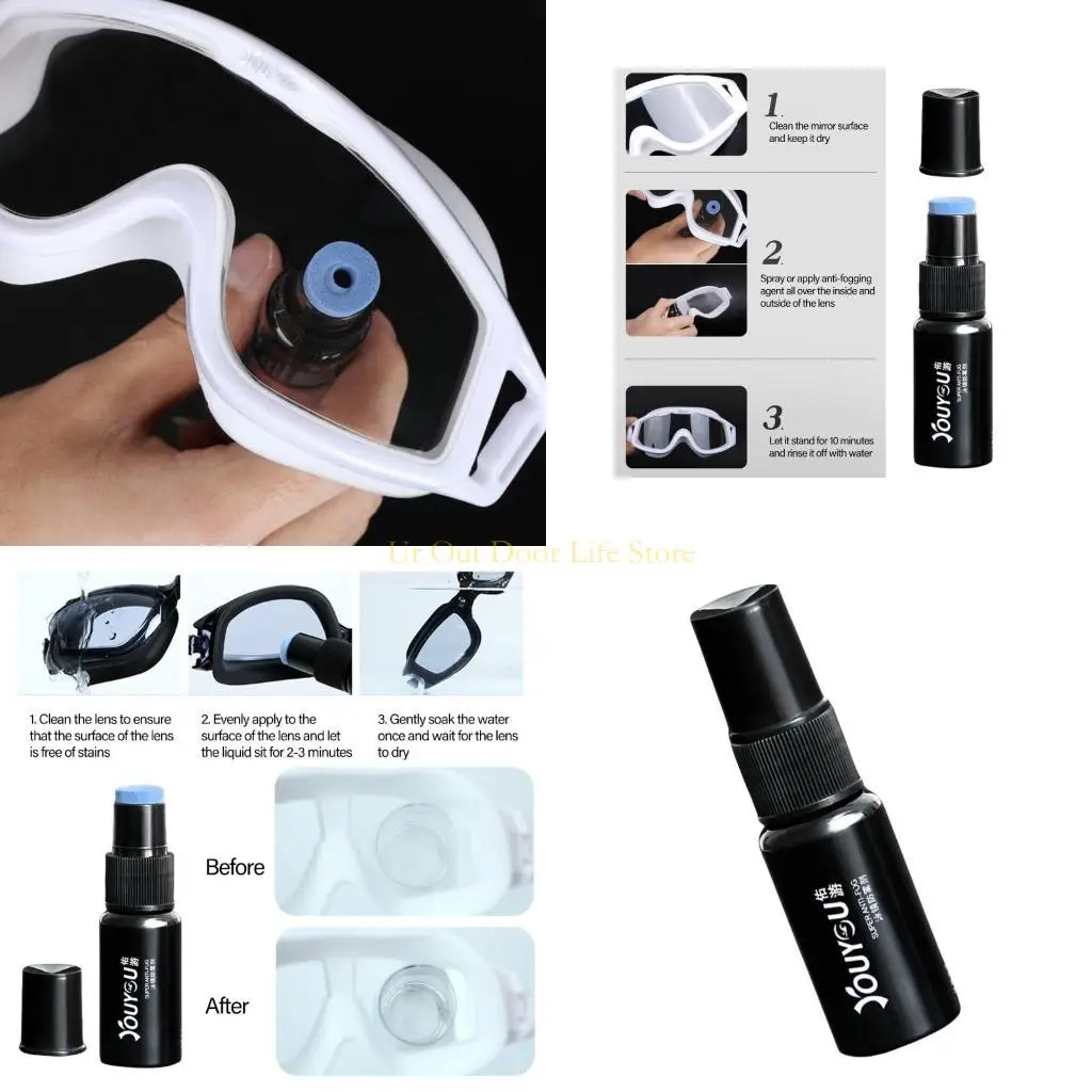 

77UF Очиститель очков Очки для дайвинга Нет спреев для запотевания для плавания