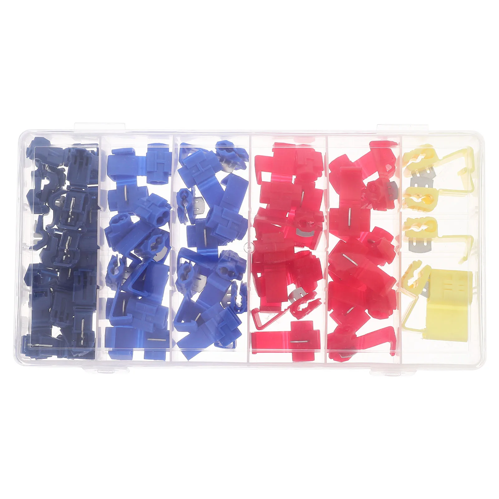 

65pcs Quick Splice Wire Connectors Terminal Clamp Box Solderless Electrical Crimp Sealed Plugs Switches Wire Splicer Connector