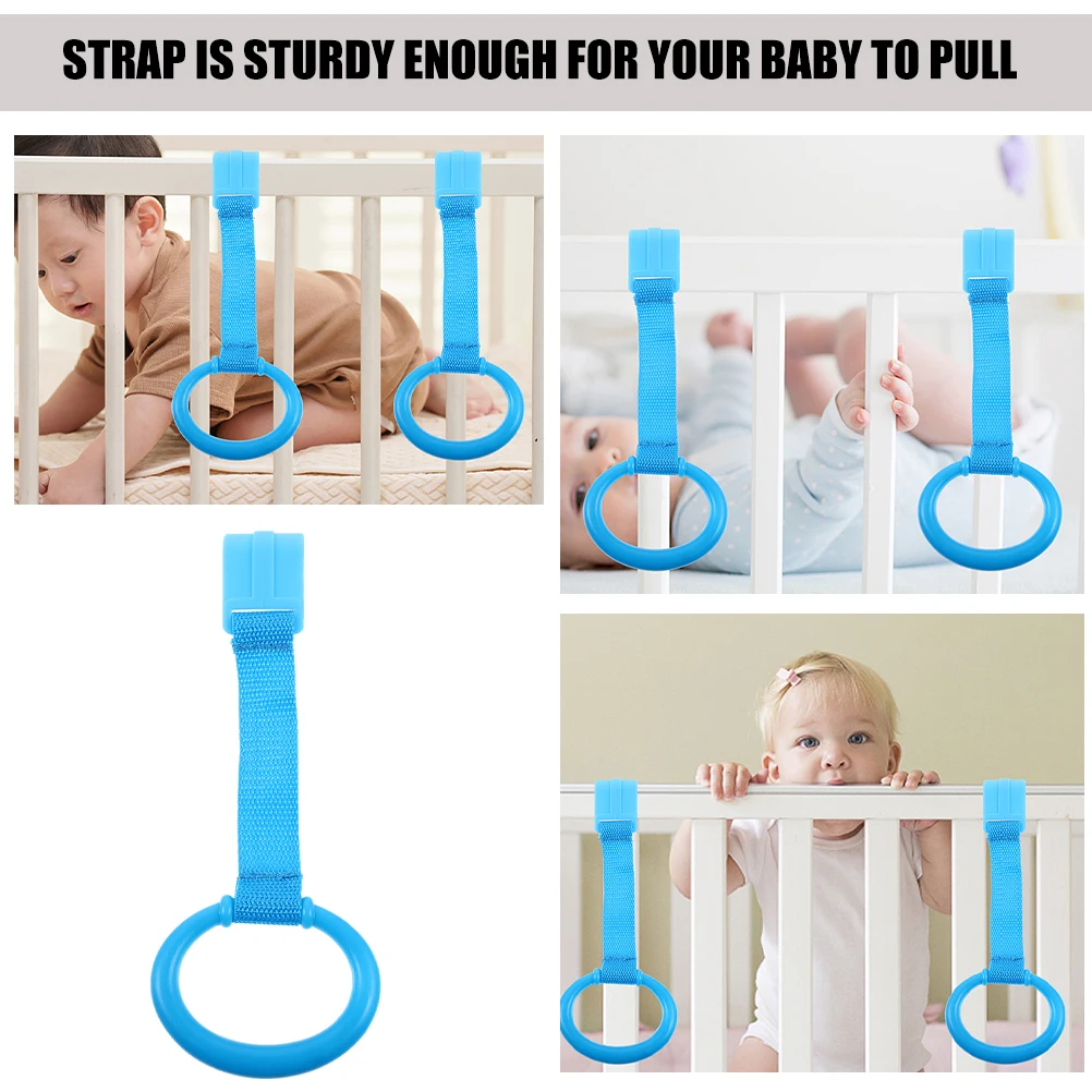 

Crib Pull Ring Hand Baby Walking Assistant Standing Assistance Children's Hanging Rings Safety Stands up Cribs