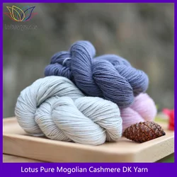 1*55g hank 100% mongolian cashmere yarn DK weight  for hand knitting mid thick yarn free shipping