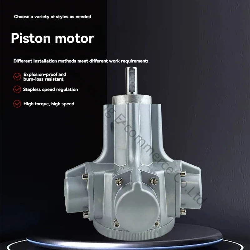 Small Pneumatic Rotary Motor Piston Type 3 Cylinder  Positive and Reverse Pneumatic Stirring Pump