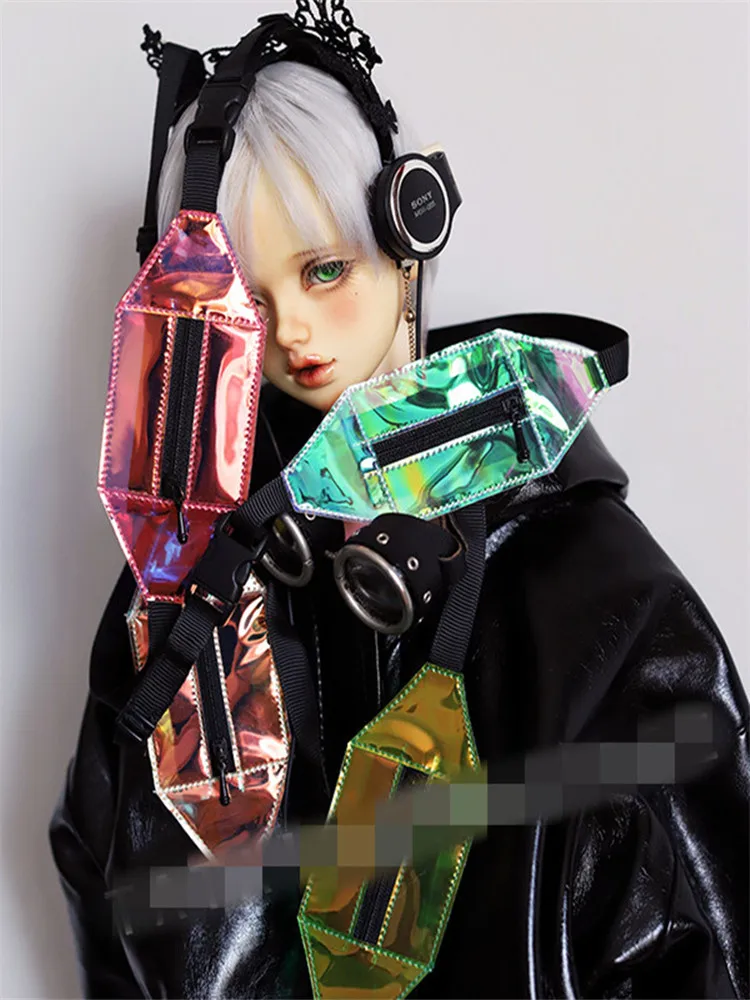 

Cool Shining Laser Olive Bag Doll Pros For BJD 1/6 1/4 1/3 SD17,Uncle Doll Accessories AC5