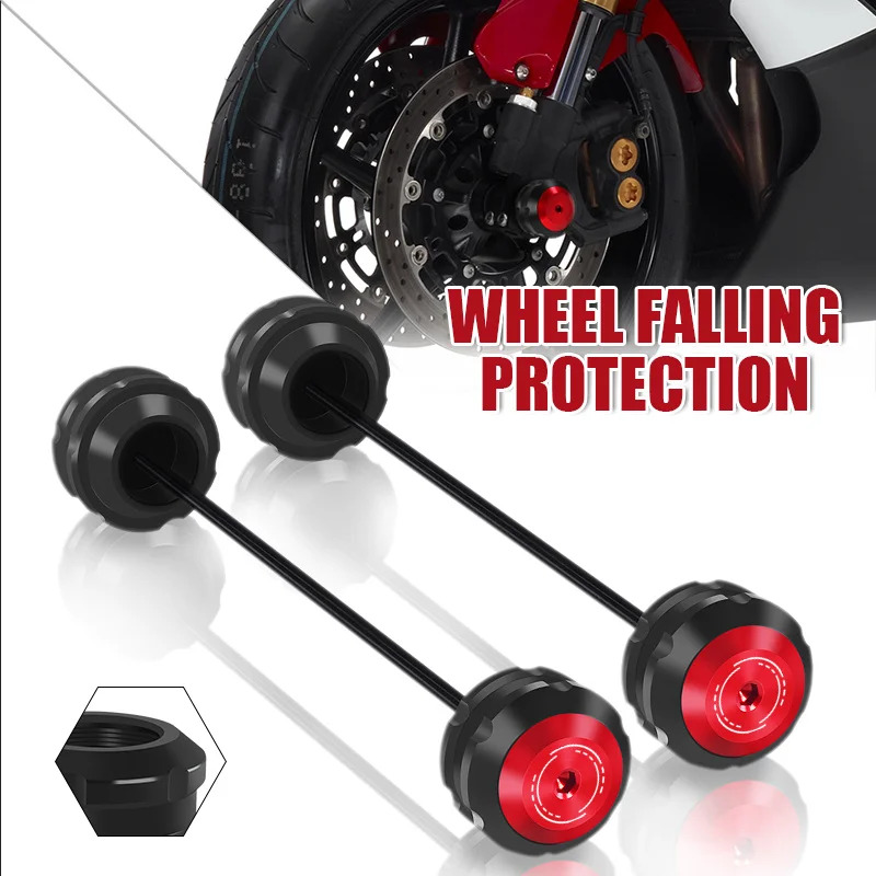

2024 tracer Motorcycle Front Rear Axle Fork Wheel Protector Crash Sliders Falling Protection Kits For TRACER 700 900 700GT 900GT