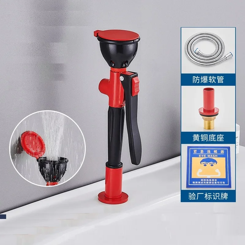 Laboratory Eyewash Tabletop Single-mouth Eyewash Portable Double-mouth Eyewash Faucet Spray Eye Washer