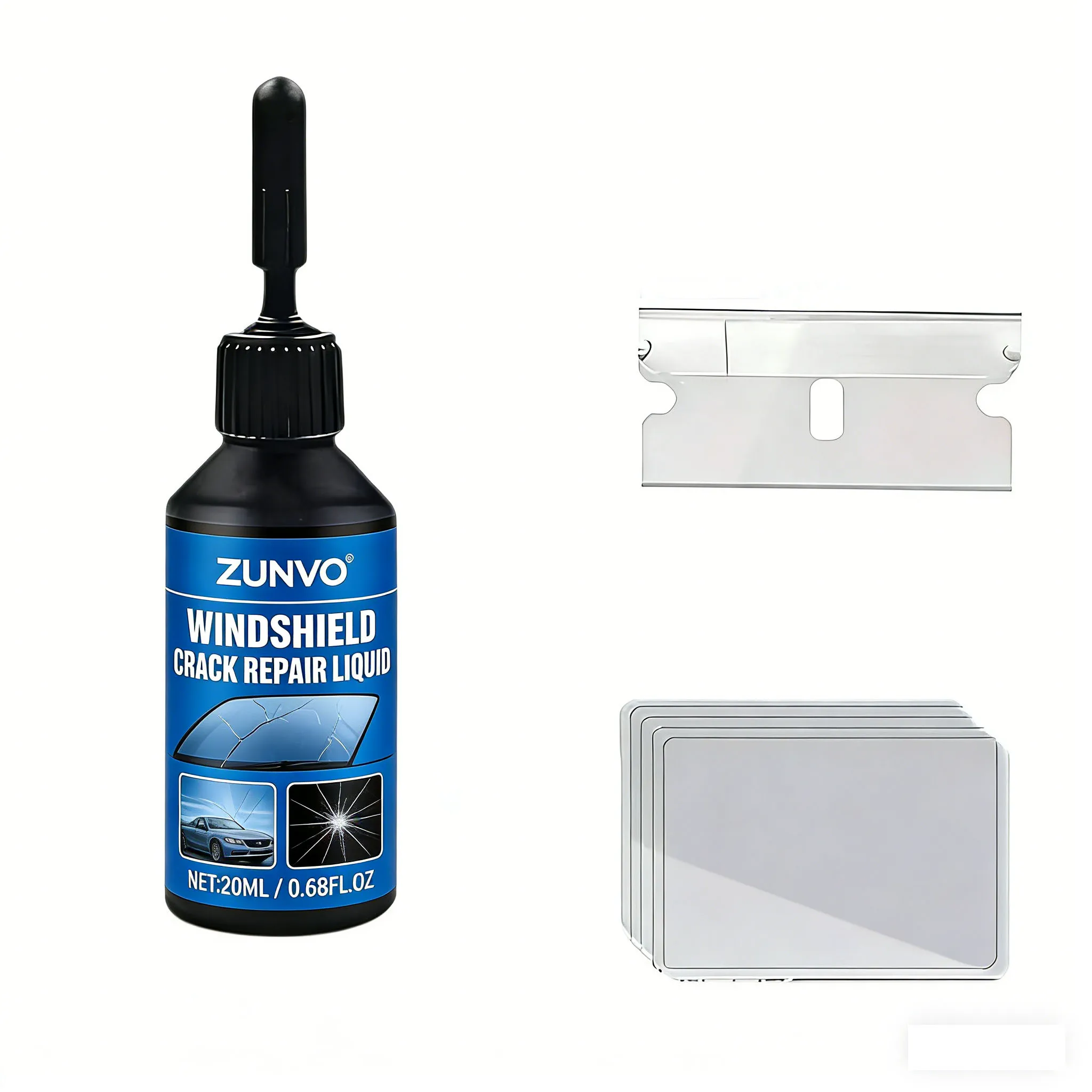 Car Window Crack Repair Fluid Restore Strength Windshield Repair Agent Easy Use