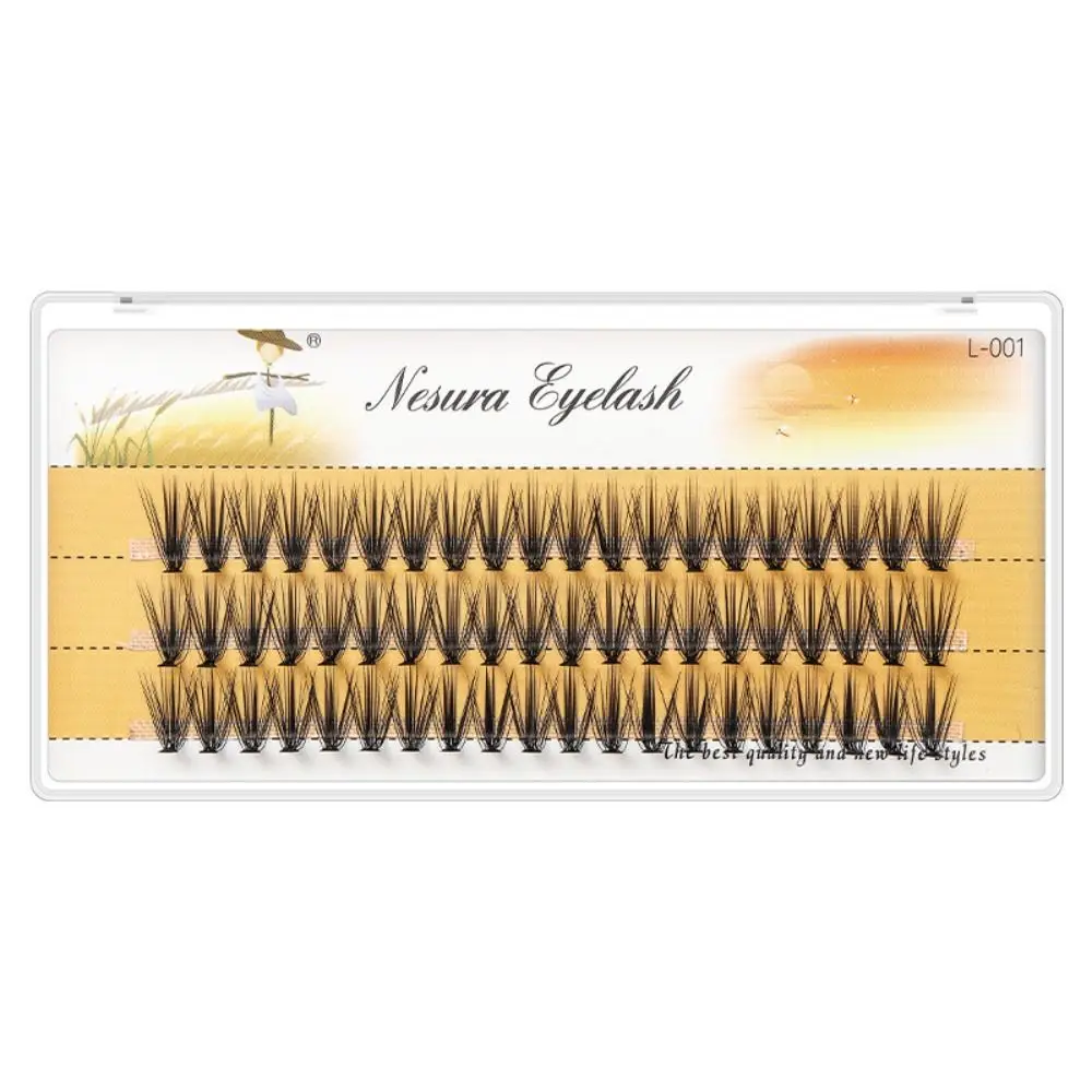 Make-up-Tools, segmentierte L-Locken, falsche Wimpern, 8–15 mm, 10D/20D, individuelle Cluster-Wimpern, natürliches DIY-Cosplay