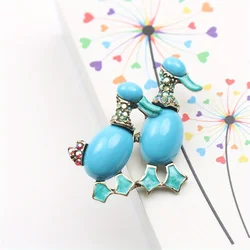 Duckling Brooch Rhinestone Dripping Oil Coat Clothing Accessories Coat Pin