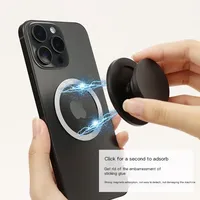 Magnetic Folding Mobile Phone Grip Holder Socket Pocket Support for Magsafe IPhone Mac Samsung Safe Ring Finger Expanding Stand
