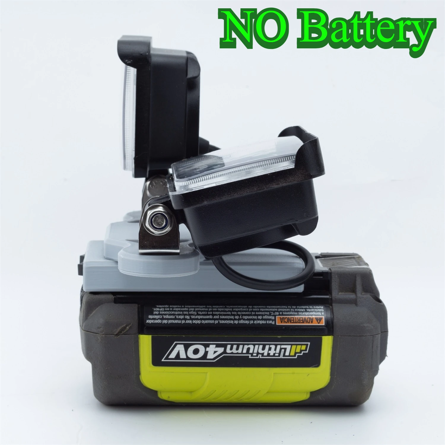 

LED Portable Work Light for Ryobi 40 Volt Lithium-ion Battery Powered Outdoor Light Home Camping Lantern(excluding Battery)