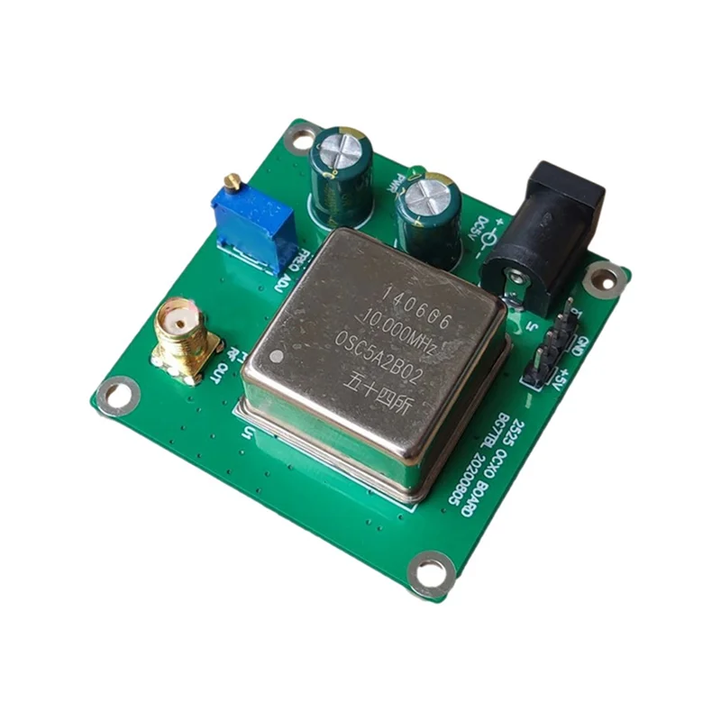 10M OCXO Frequentie Standaard Board 10MHz/13DBM Constante Temperatuur Kristaloscillator Sinus Uitgang OCXO-10M-2525