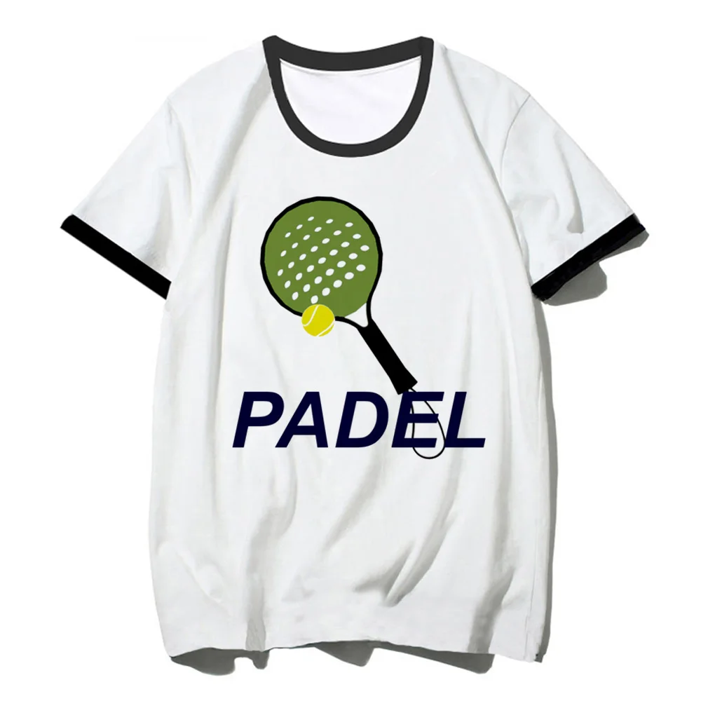 Padel Tee women anime Tee girl graphic clothes